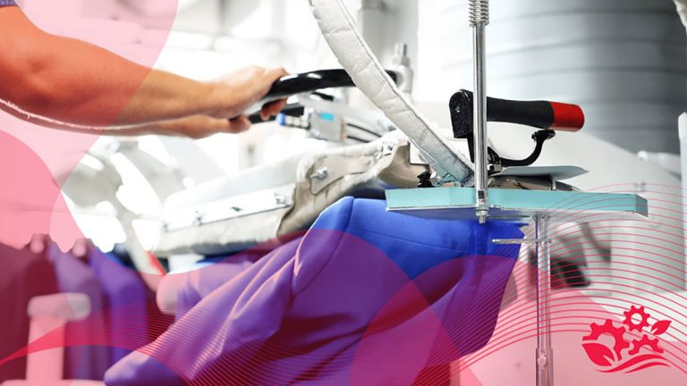 کار با اتوپرس صنعتی کارکرده در خشکشویی برای بررسی عملکرد قبل از خرید